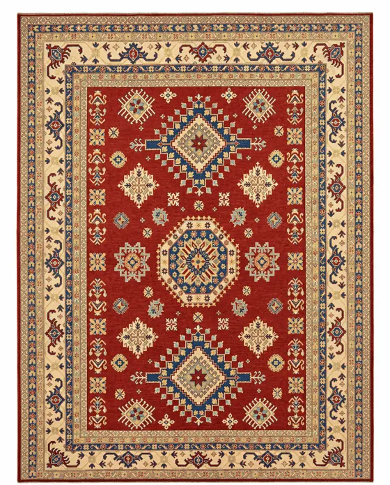 Kazak Wool, Kazak · Red