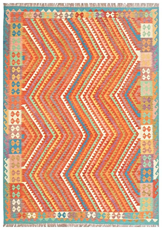 Kilim Handwoven Flatweave, Kilim · Multicolor
