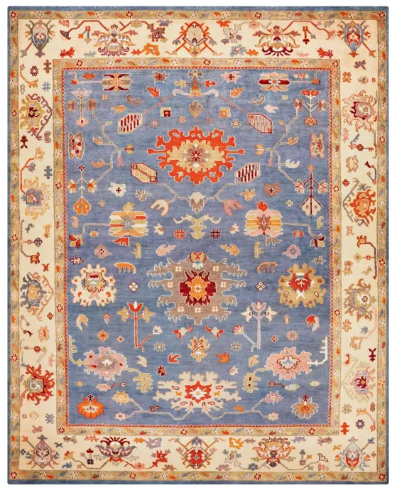 Oshak Wool, Oushak · Multicolor