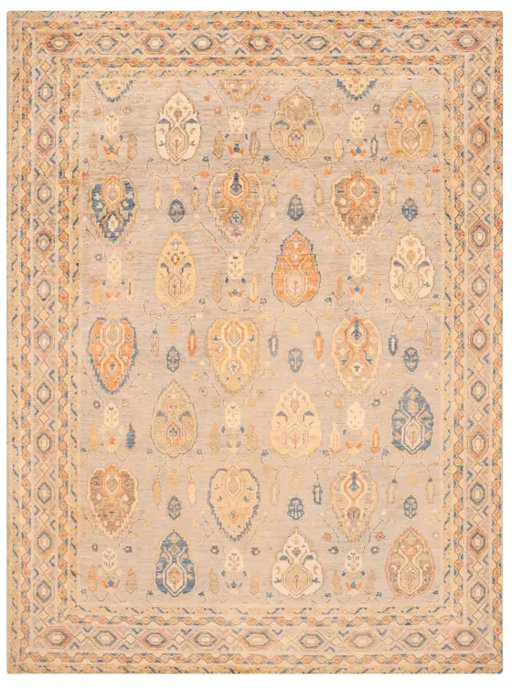 Oshak Wool, Oushak · Multicolor