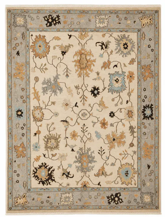 Oushak Wool, Oushak · Ivory