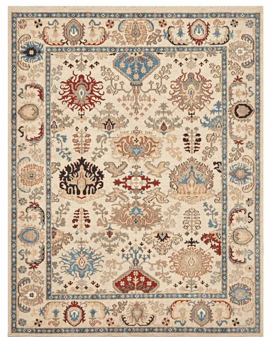 Oushak Wool, Oushak · Ivory & Beige