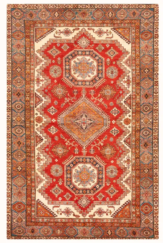 Super Kazak Wool, Super Kazak · Ivory & Beige