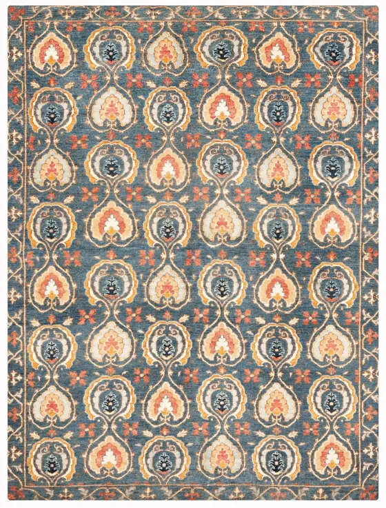 Suzani Wool, Suzani · Blue