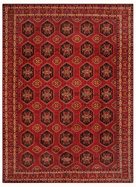 Turkmani Wool, Turkmani · Red